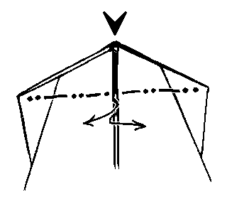 unfold, leaving crease - making Delty aeroplane