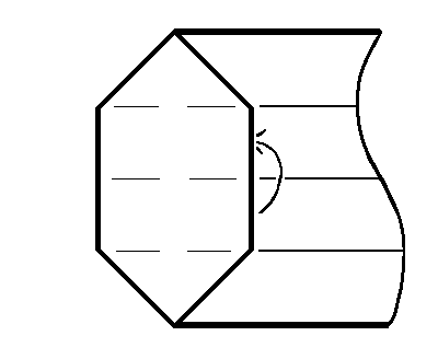 unfold, leaving crease - making Delty aeroplane